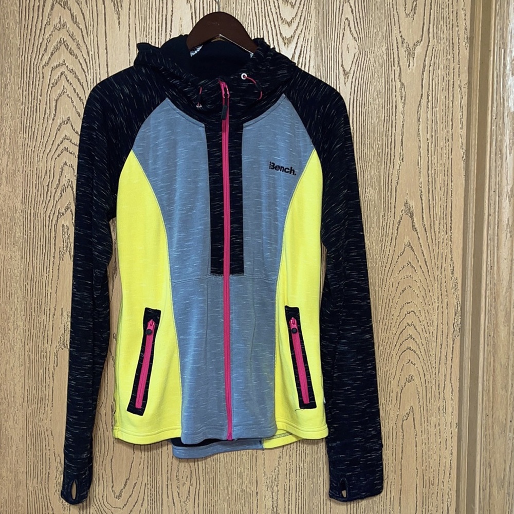 [bench.] Multi-Colored Zip-Up Hoodie